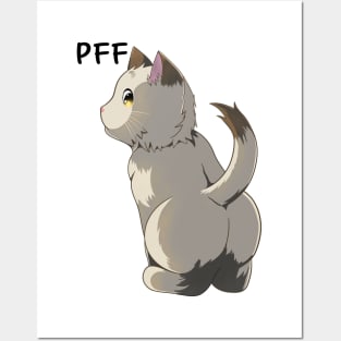 Pff, Cute Cat Butt Posters and Art